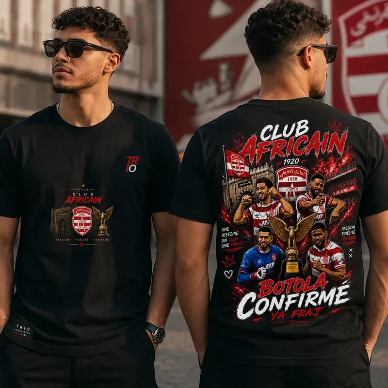 T-SHIRT CLUB AFRICAIN